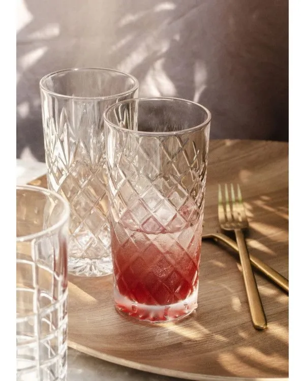 Crystal Julia Szklanki kryształowe wysokie 6 sztuk Caro