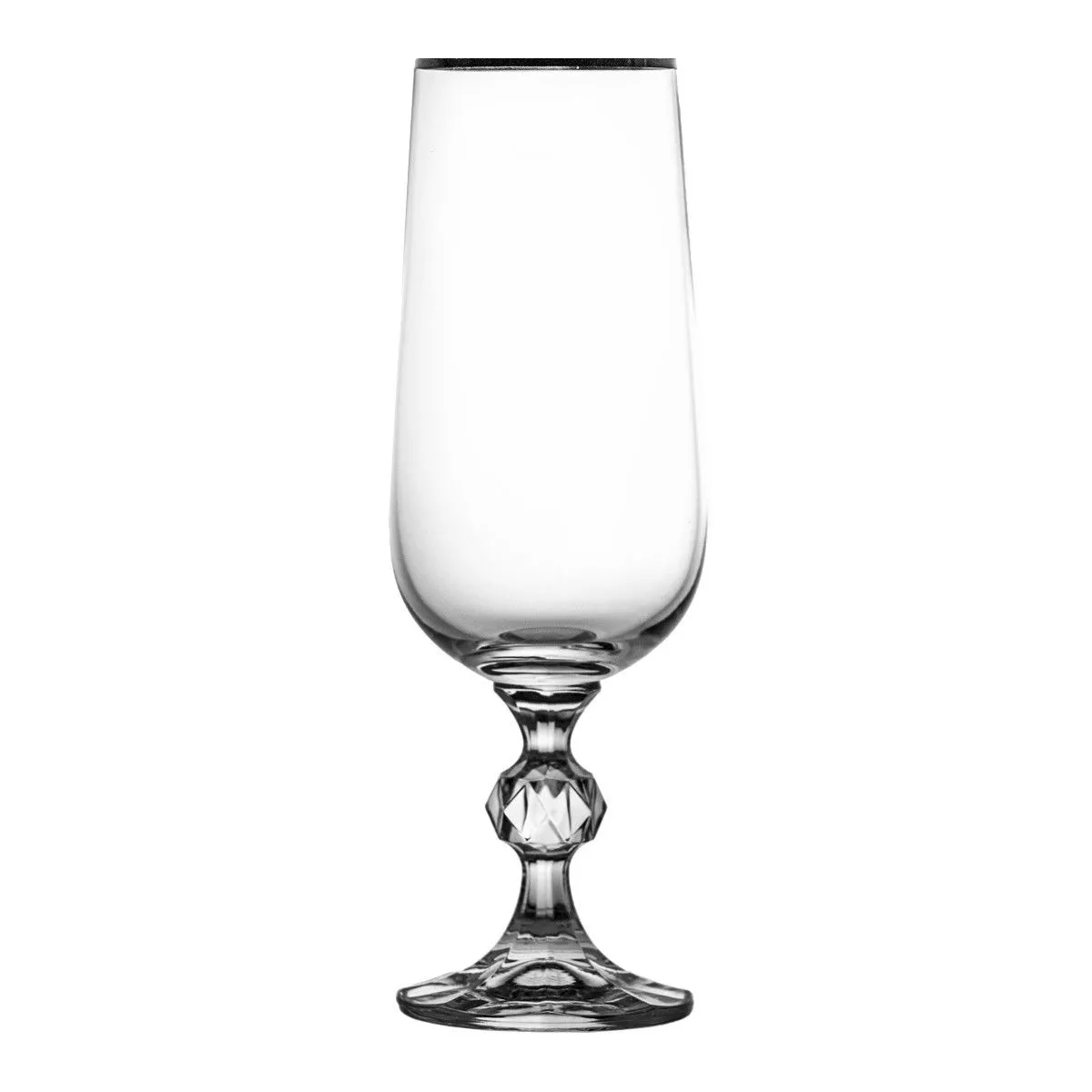 Crystal Julia Kieliszki kryształowe do szampana prosecco 6 sztuk