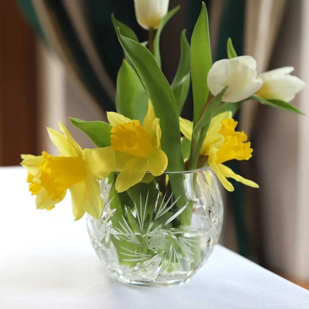 Crystal Julia Mały wazon kryształowy Młynek 9,5 cm