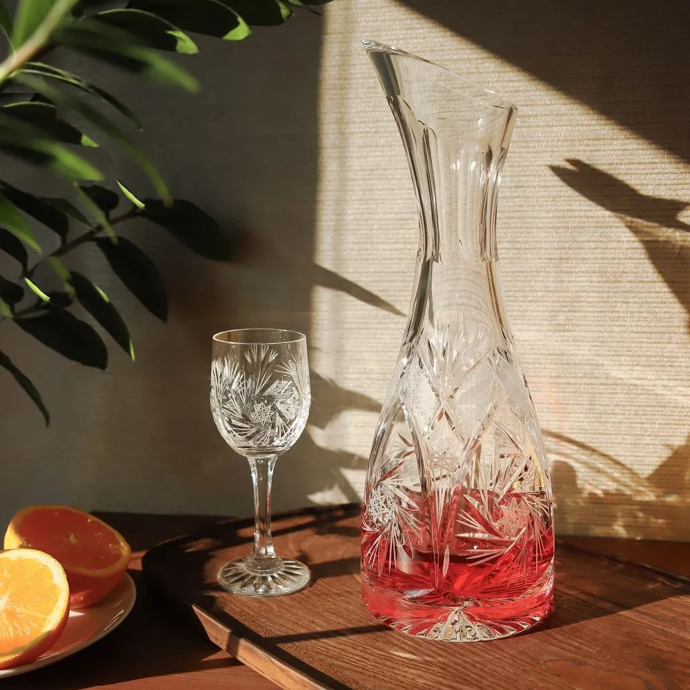 Crystal Julia Karafka kryształowa do wina  wody Młynek