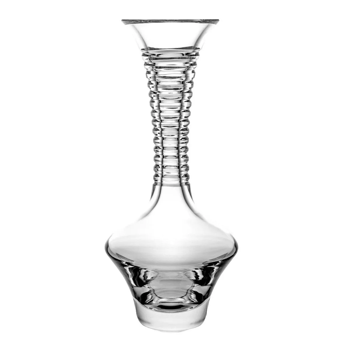 Crystal Julia Wazon kryształowy mid-century modern 31 cm