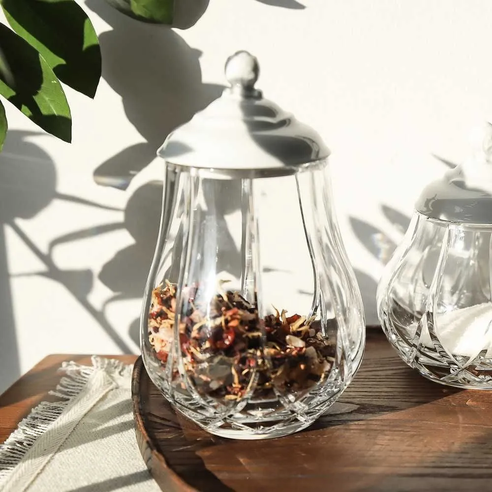 Crystal Julia Pojemnik kryształowy Blanca 18 cm