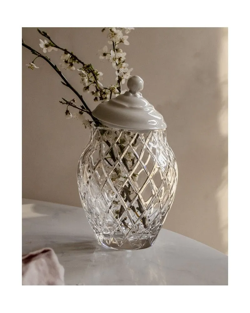 Crystal Julia Pojemnik kryształowy Blanca 17,5 cm