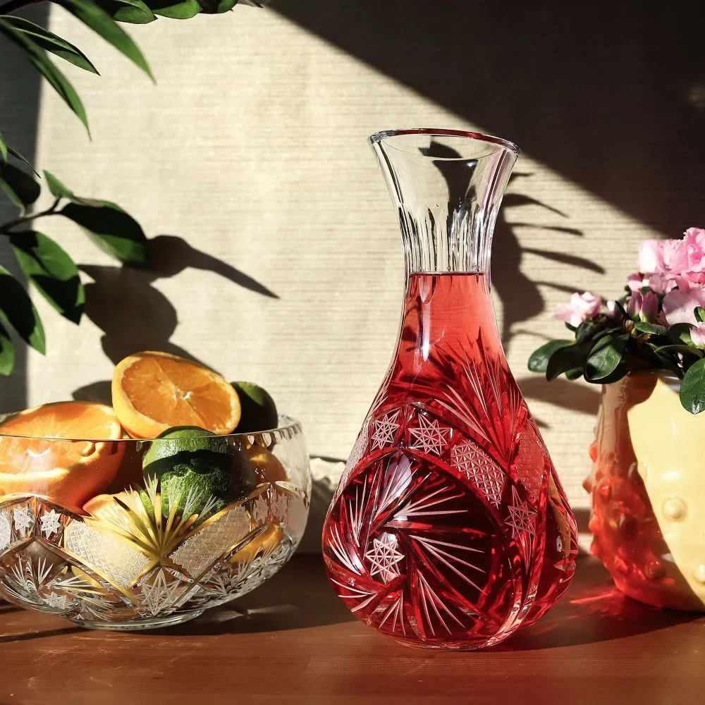 Crystal Julia Karafka kryształowa do wina wody Młynek