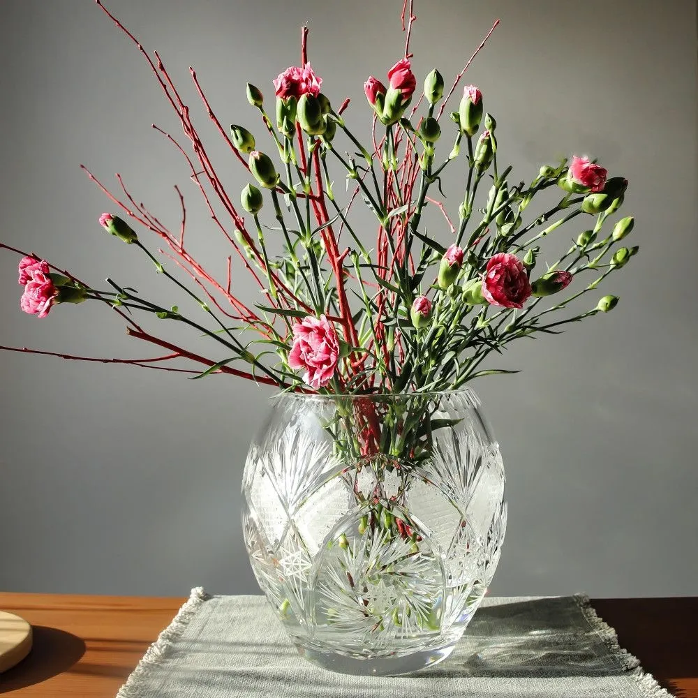 Crystal Julia Mały wazon kryształowy Młynek 19,5 cm