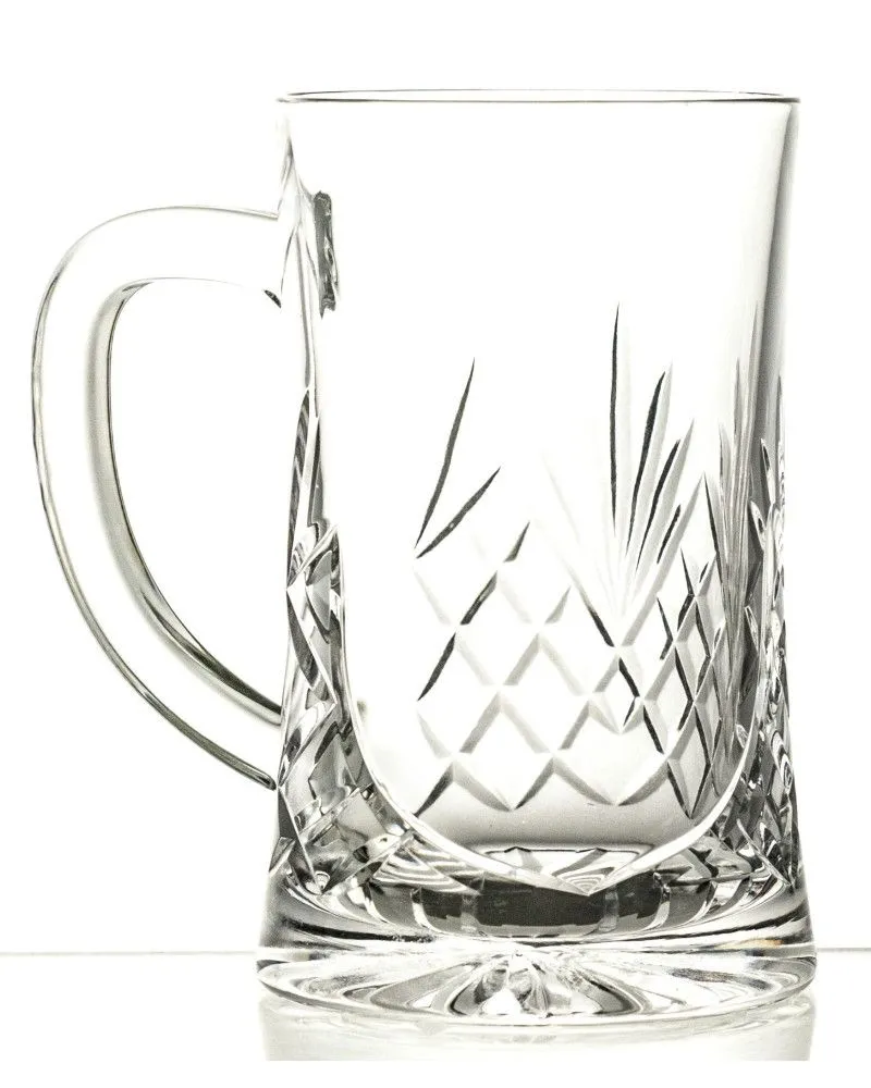 Crystal Julia Kufel kryształowy do piwa z wolnym polem pod grawer Ananas