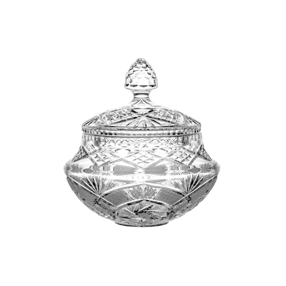 Crystal Julia Bomboniera pojemnik kryształowy na słodycze lub ciastka Młynek