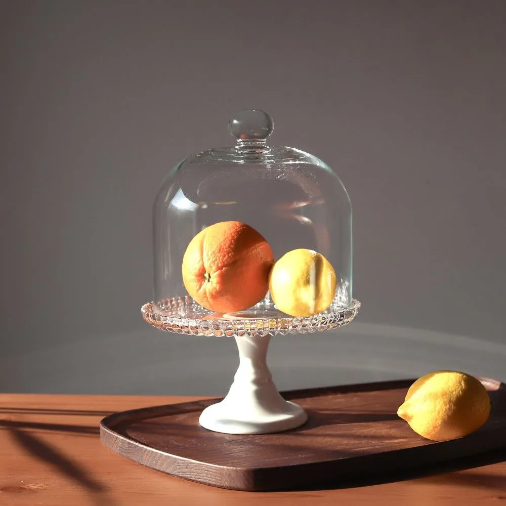 Crystal Julia Patera z kloszem kryształowa Linea 18,5 cm