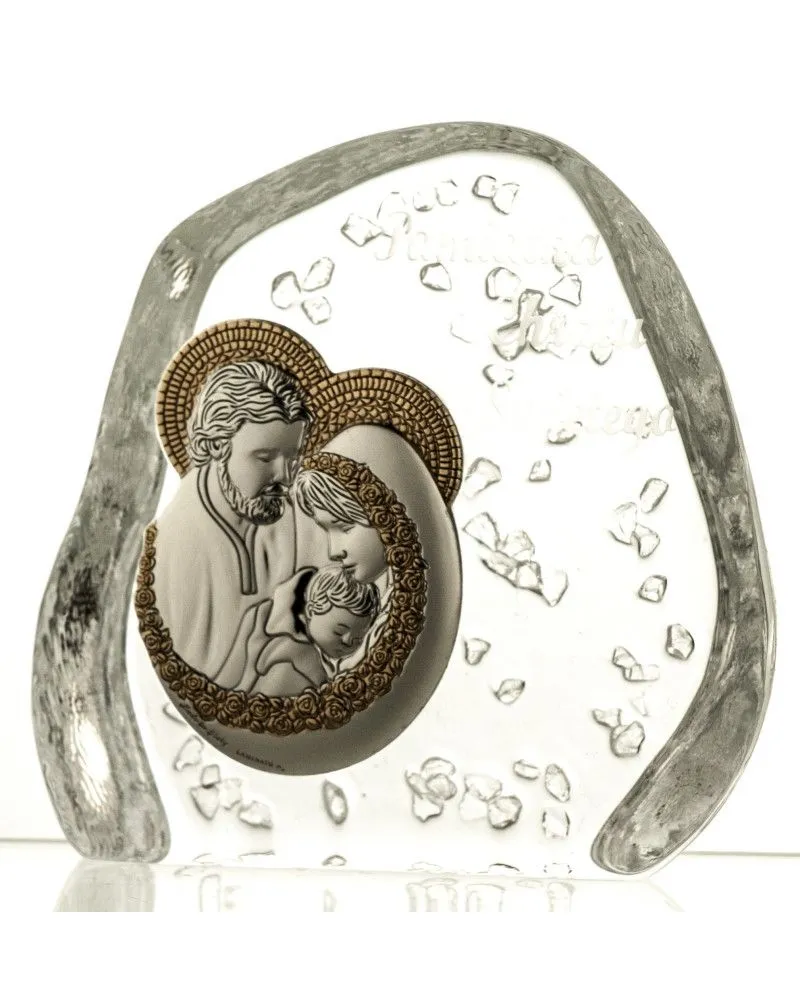 Crystal Julia Statuetka pamiątka Święta Rodzina