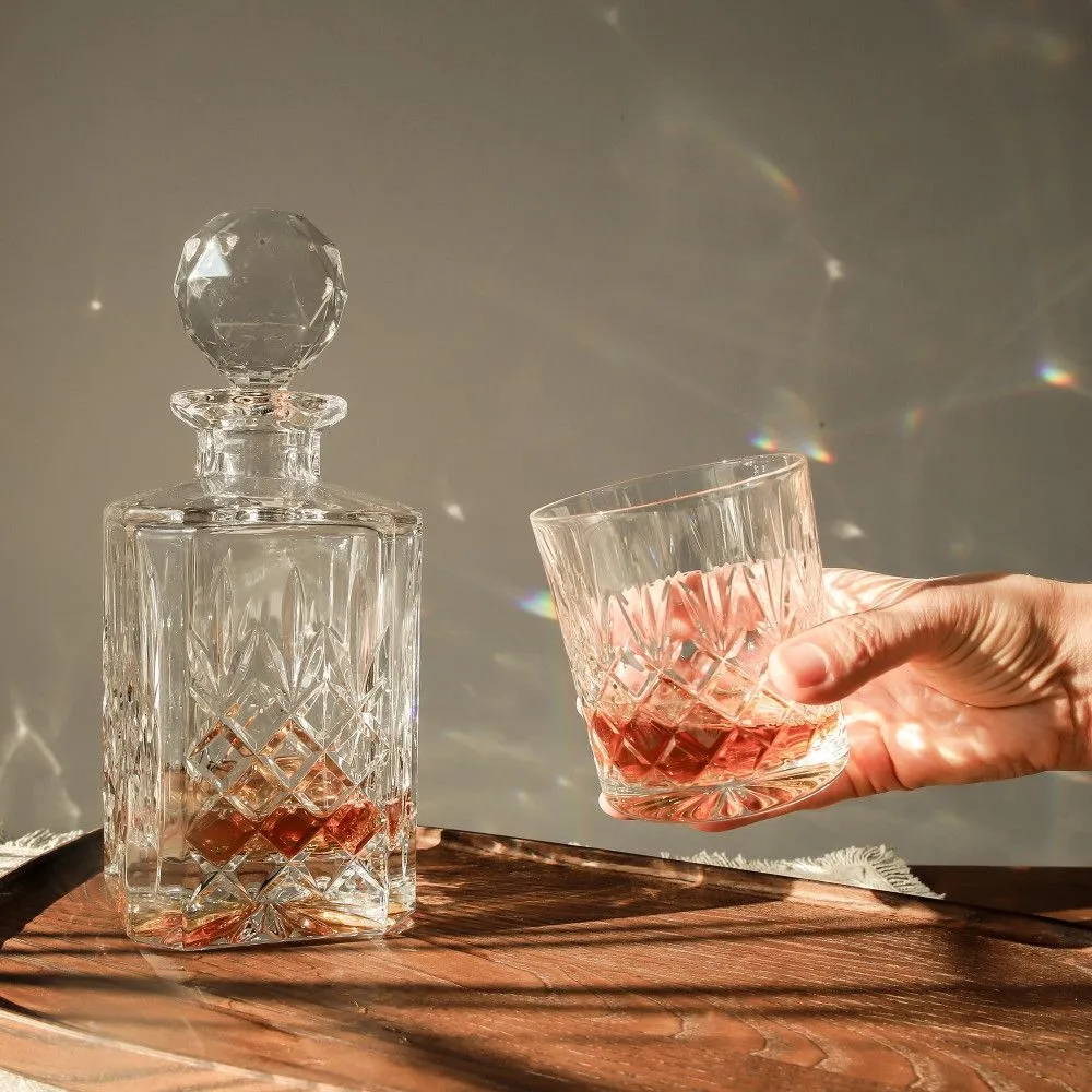 Crystal Julia Szklanki kryształowe do whisky 6 sztuk Ananas