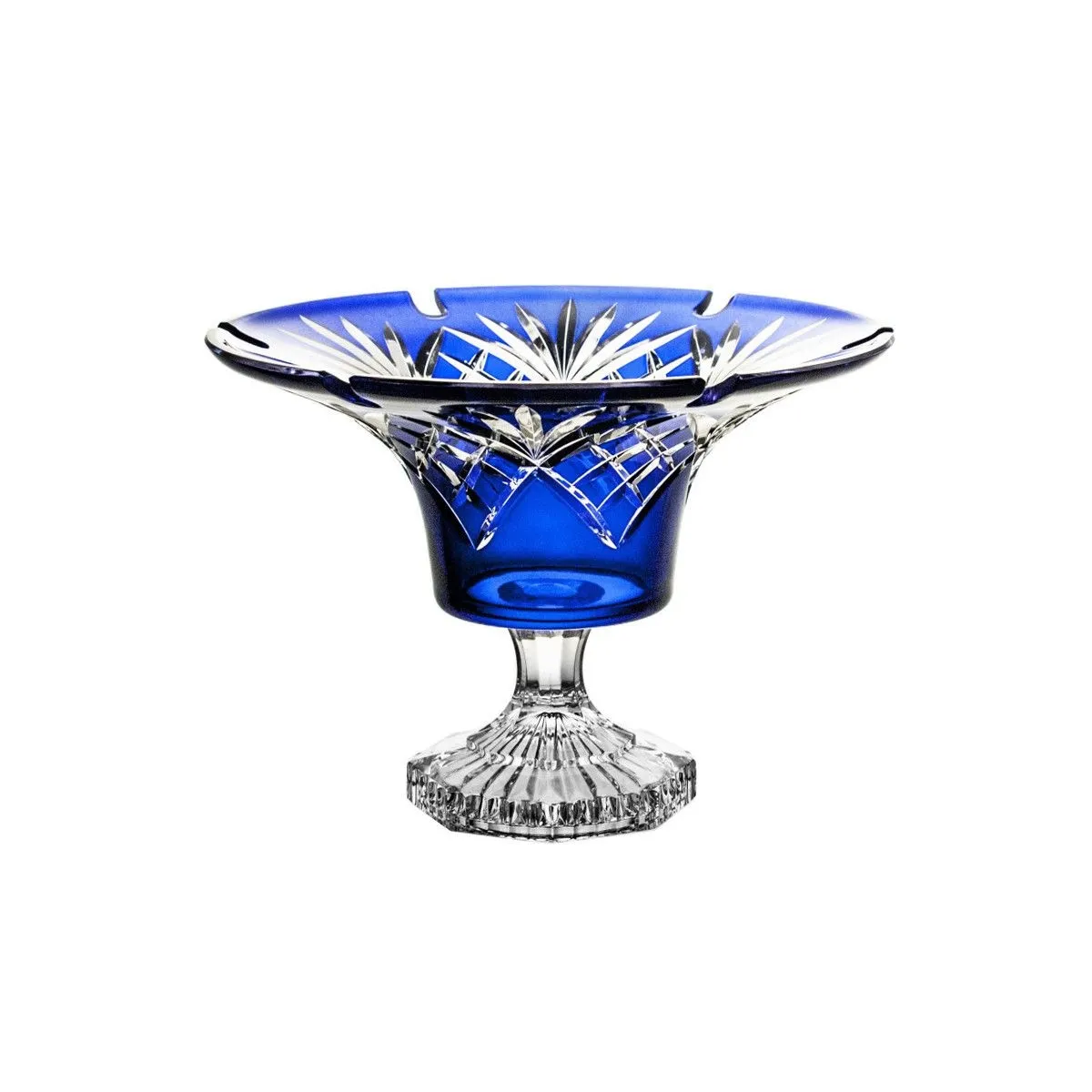 Crystal Julia Misa na nóżce do kawioru kryształowa 21 cm