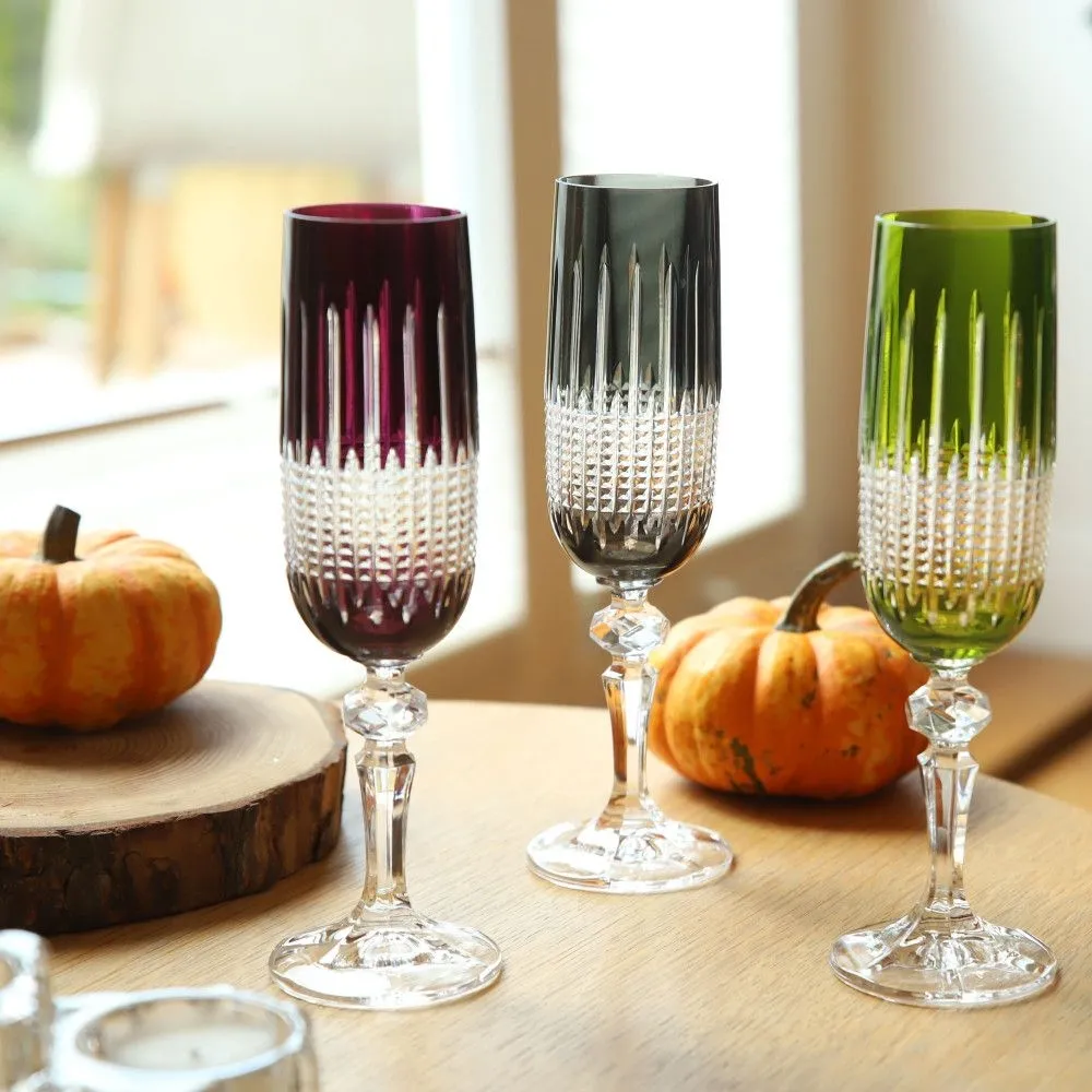 Crystal Julia Kieliszki do szampana 6 sztuk mix kolorów Stellum