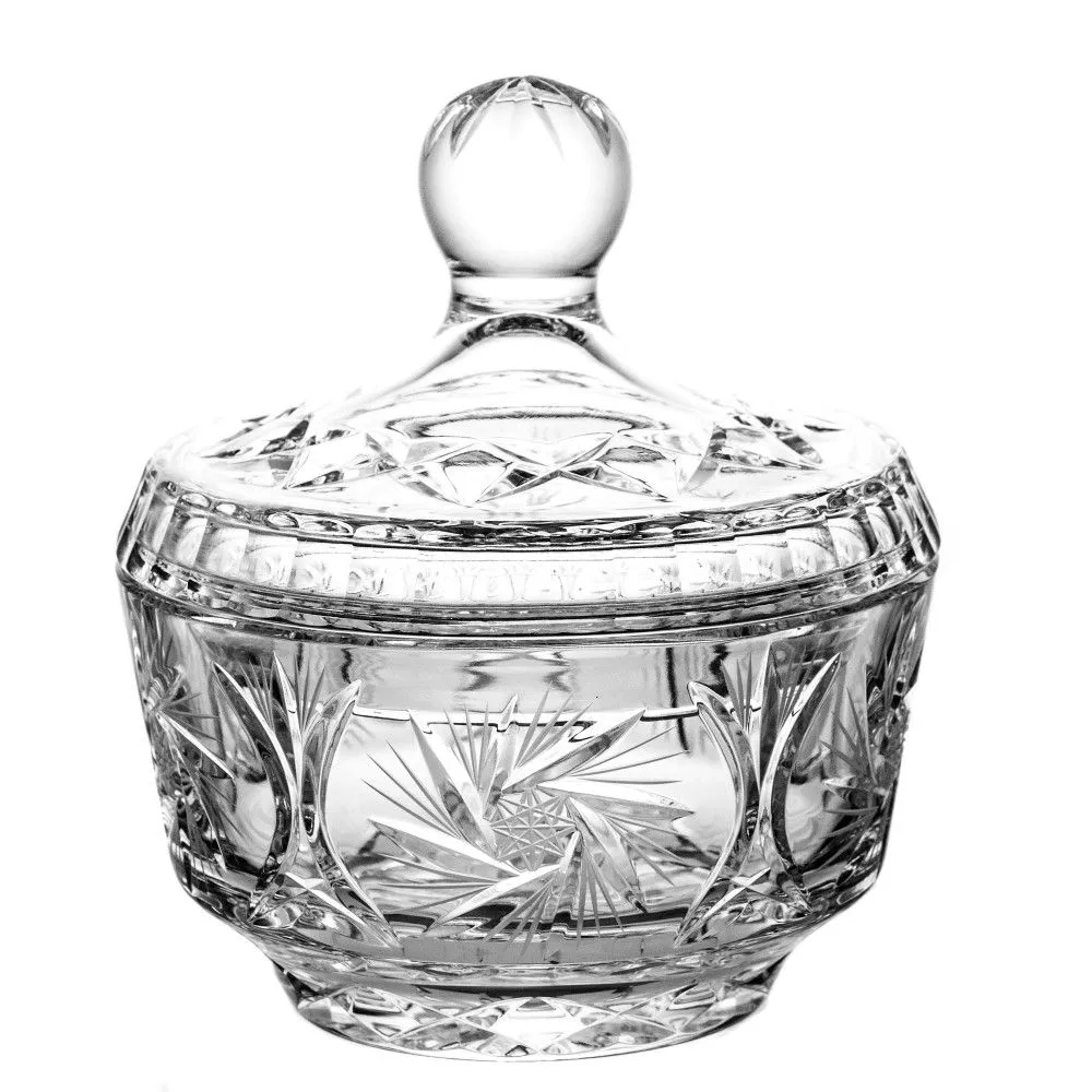 Crystal Julia Bomboniera pojemnik kryształowy na słodycze Młynek