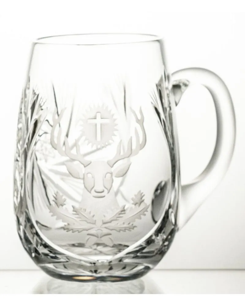 Crystal Julia Kufel kryształowy do piwa wygrawerowany Hubertus Młynek