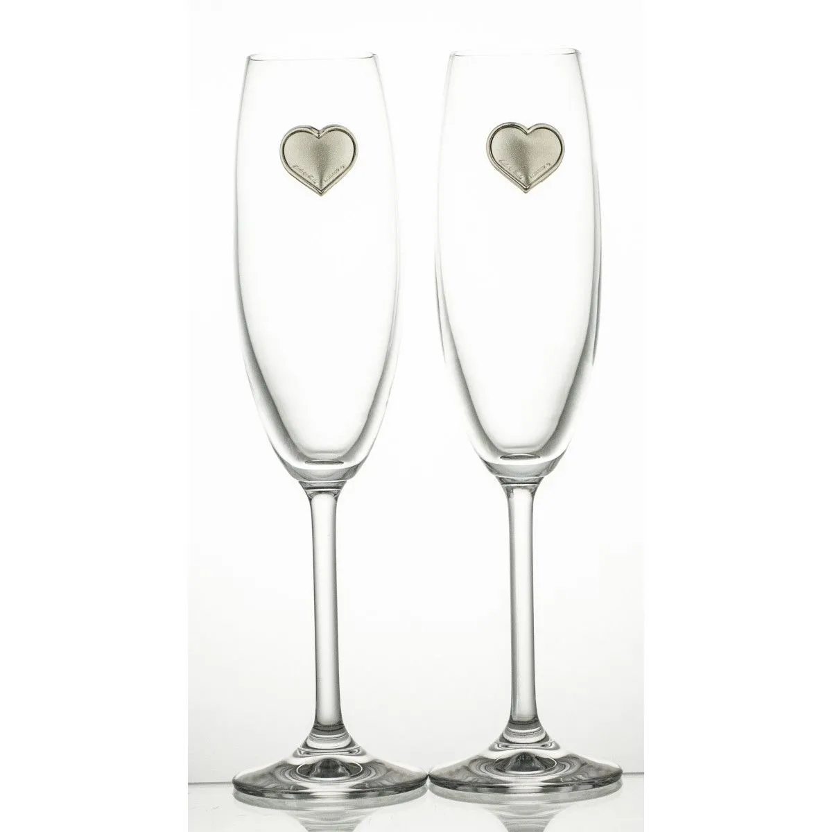 Crystal Julia Kieliszki ślubne 2 sztuki do szampana kryształowe