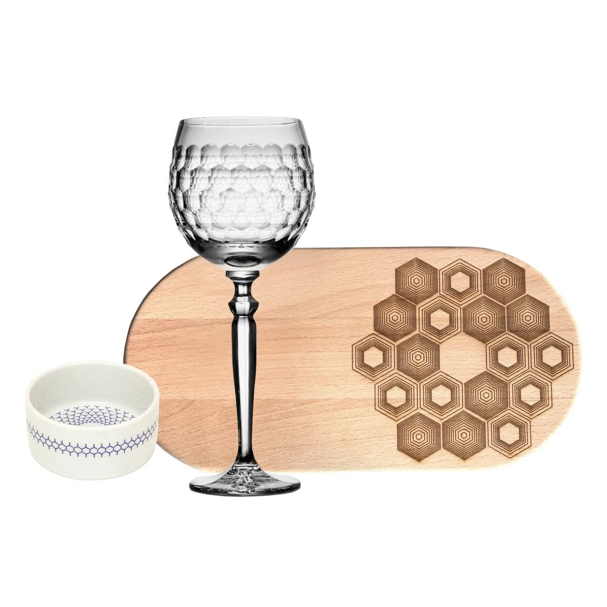 Crystal Julia Zestaw 3 Polski Stół