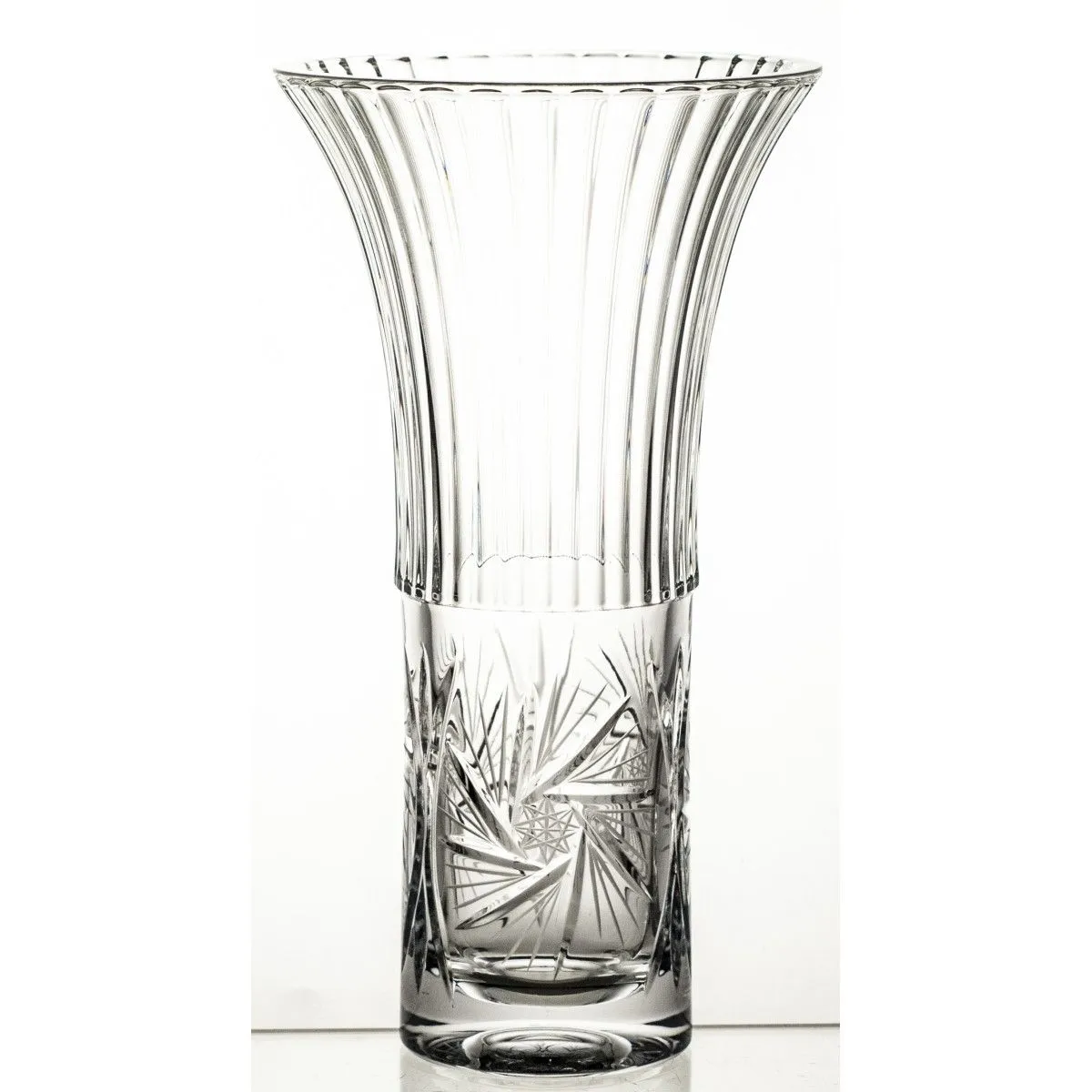 Crystal Julia Wazon kryształowy Młynek 25,6 cm