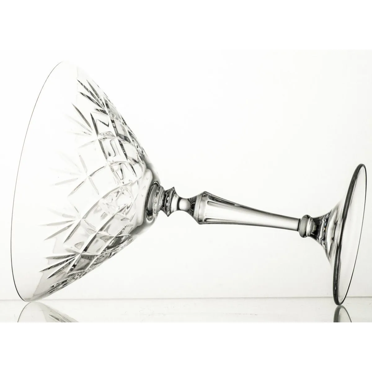 Crystal Julia Kieliszki kryształowe do martini szampana 6 sztuk Ananas