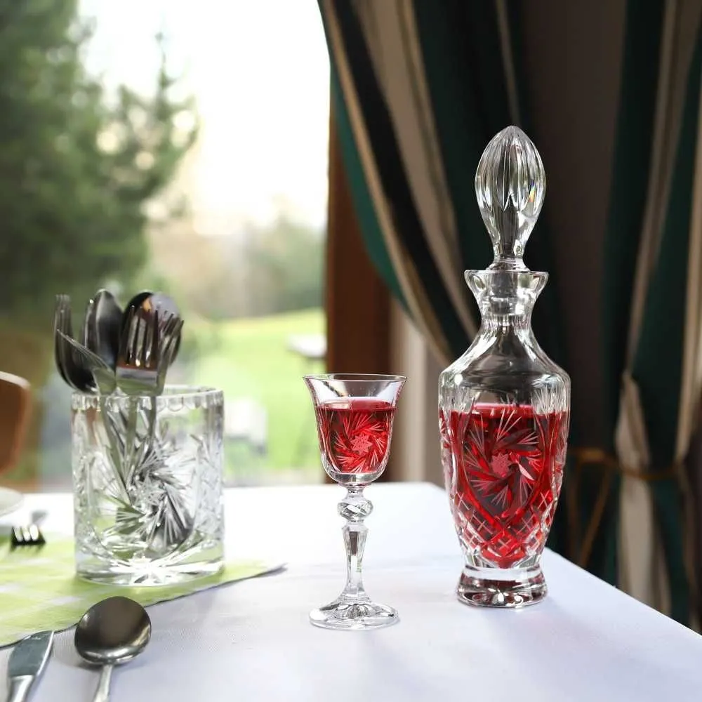 Crystal Julia Karafka kryształowa do wina wody Młynek