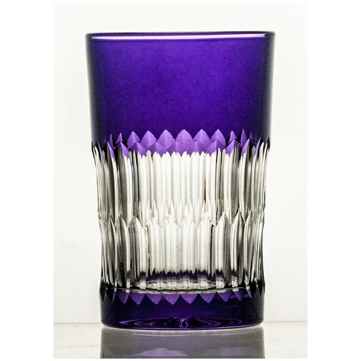 Crystal Julia Szklanki do herbaty soku 6 sztuk fiolet