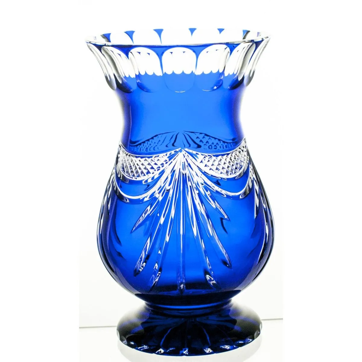 Crystal Julia Wazon kryształowy dwuwarstwowy 25,8 cm