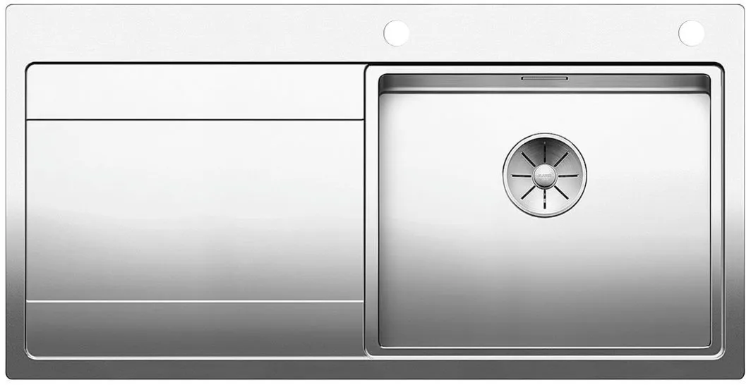 BLANCO DIVON II 5 S-IF stal polerowana prawa, korek auto., InFino