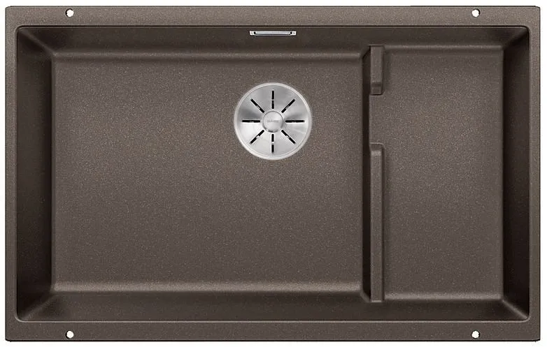 BLANCO SUBLINE 700-U Level Silgranit kawowy, InFino, koszyk stalowy