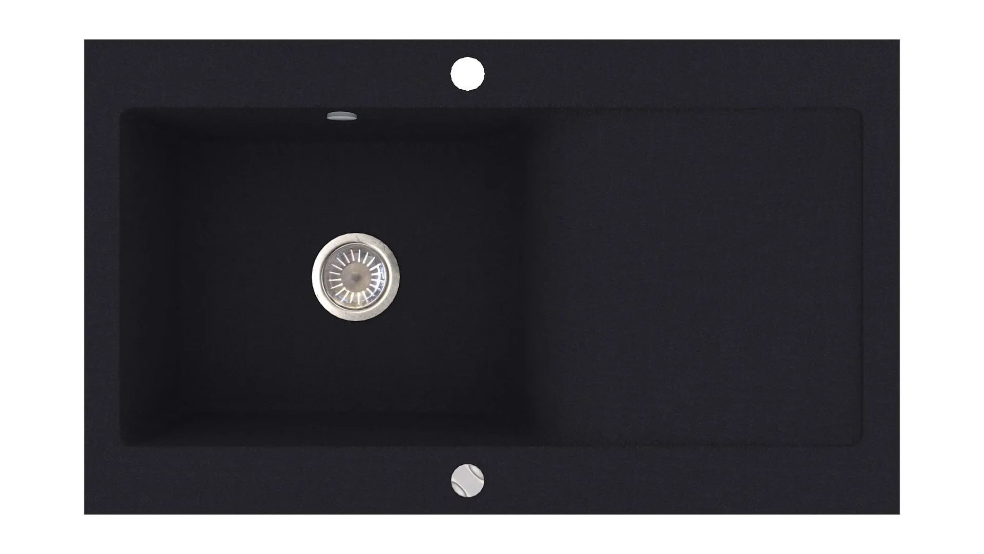 ZLEWOZMYWAK GRANITOWY BERG ENYA BRE1211 1,0 OC CZARNY METALIK