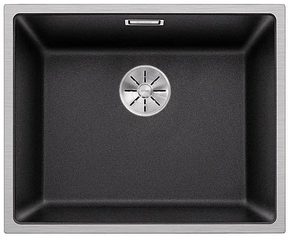 BLANCO SUBLINE 500-IF SteelFrame Silgranit antracyt, korek auto., InFino