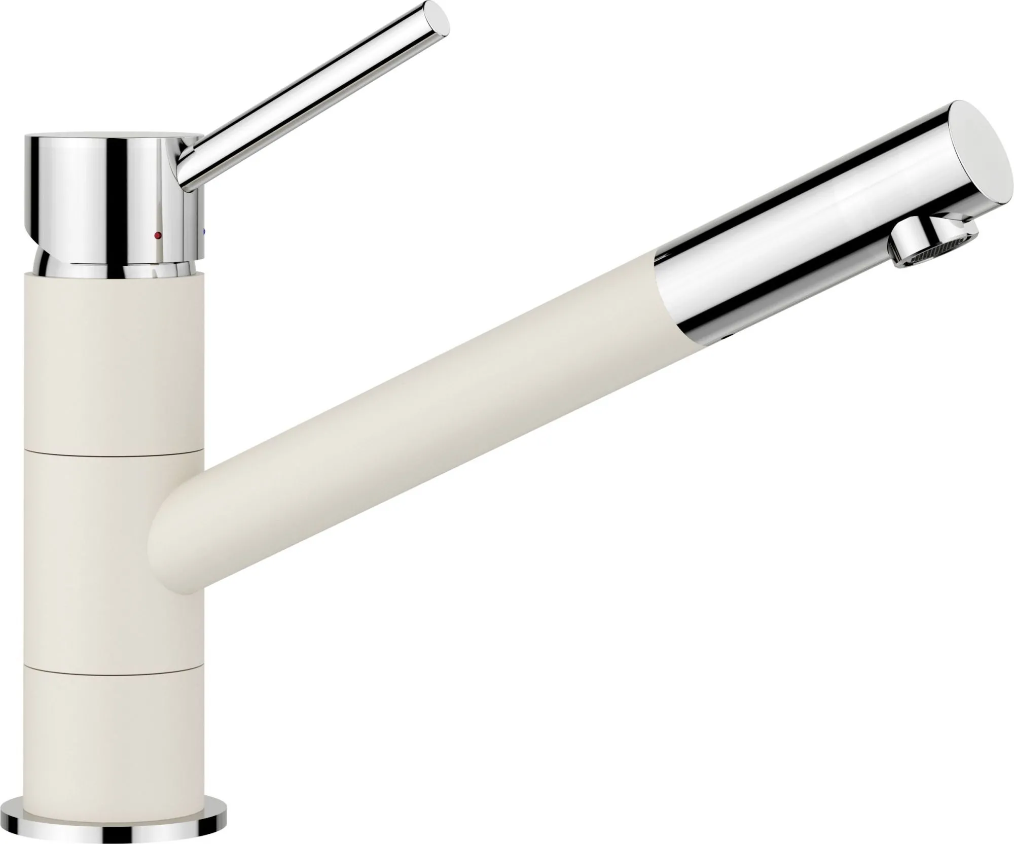 Bateria KANO Silgranit-Look delikatny biały/chrom