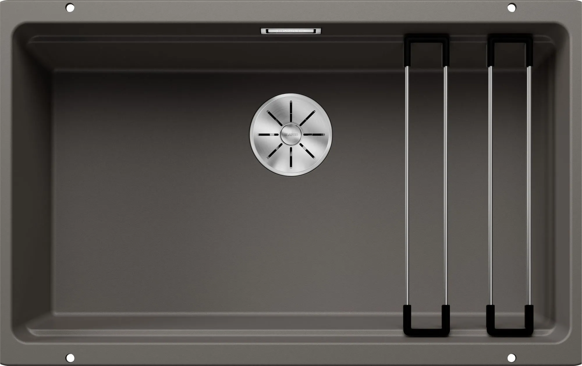 Komora podwieszana ETAGON 700-U Silgranit wulkaniczny szary, InFino, szyny