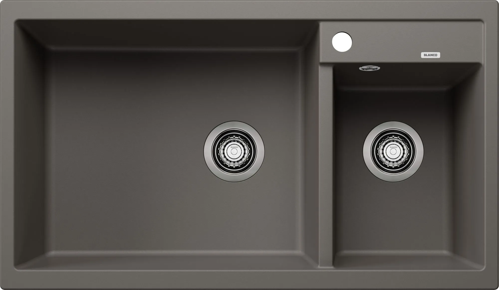 Zlewozmywak METRA 9 Silgranit wulkaniczny szary lewa