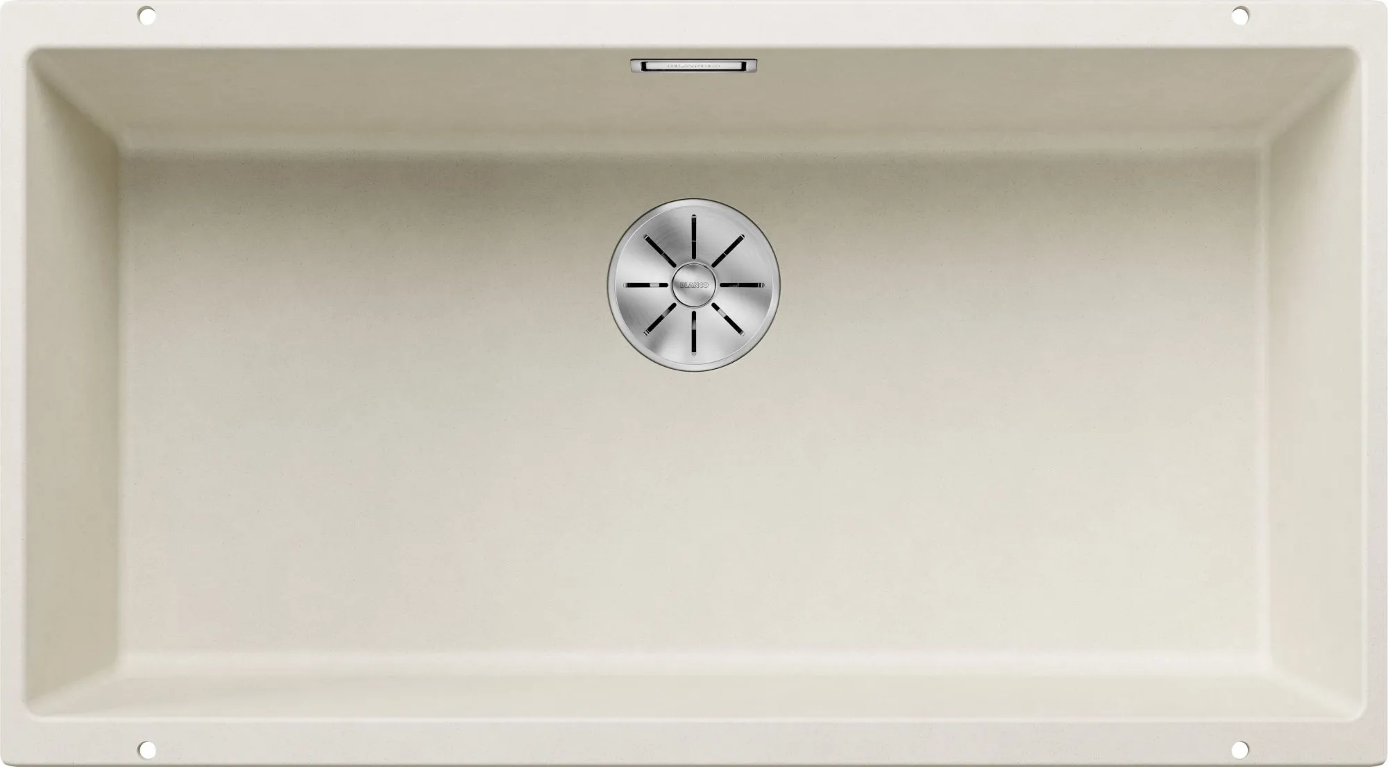 Komora podwieszana SUBLINE 800-U Silgranit delikatny biały, InFino