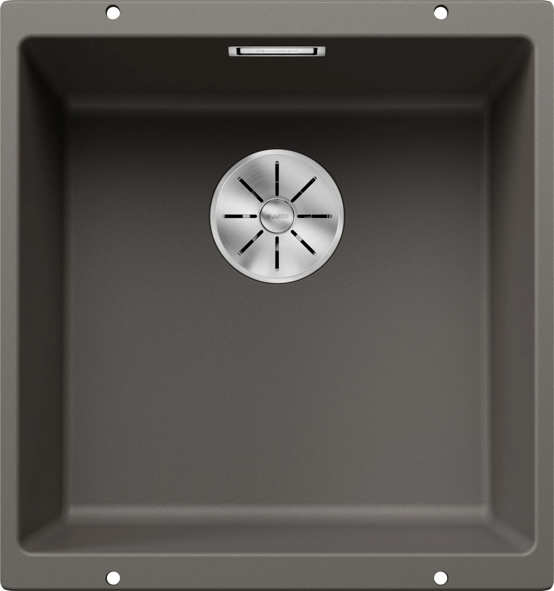 Komora podwieszana SUBLINE 400-U Silgranit wulkaniczny szary, InFino