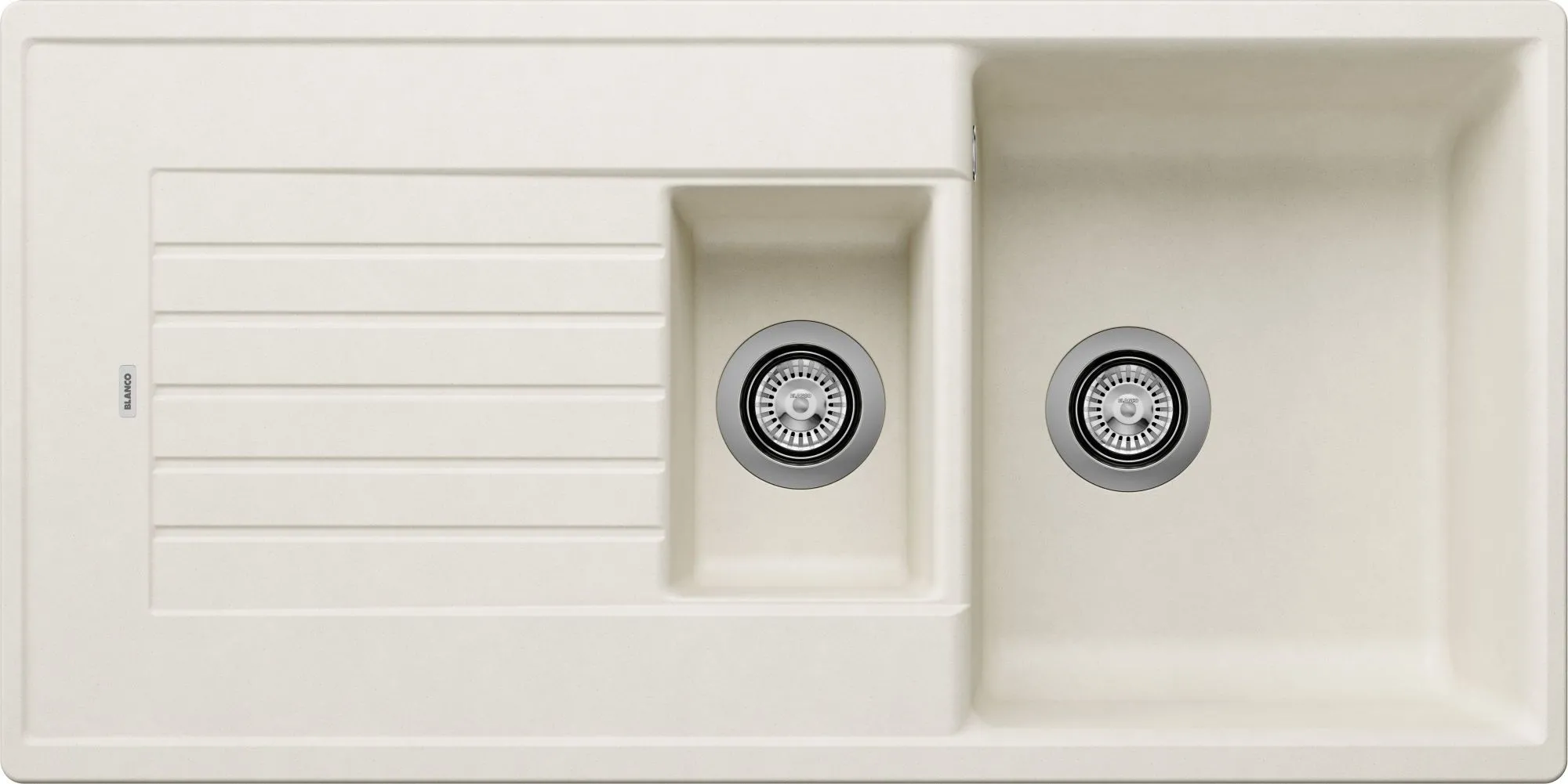 Zlewozmywak ZIA 6 S Silgranit delikatny biały odwracalny