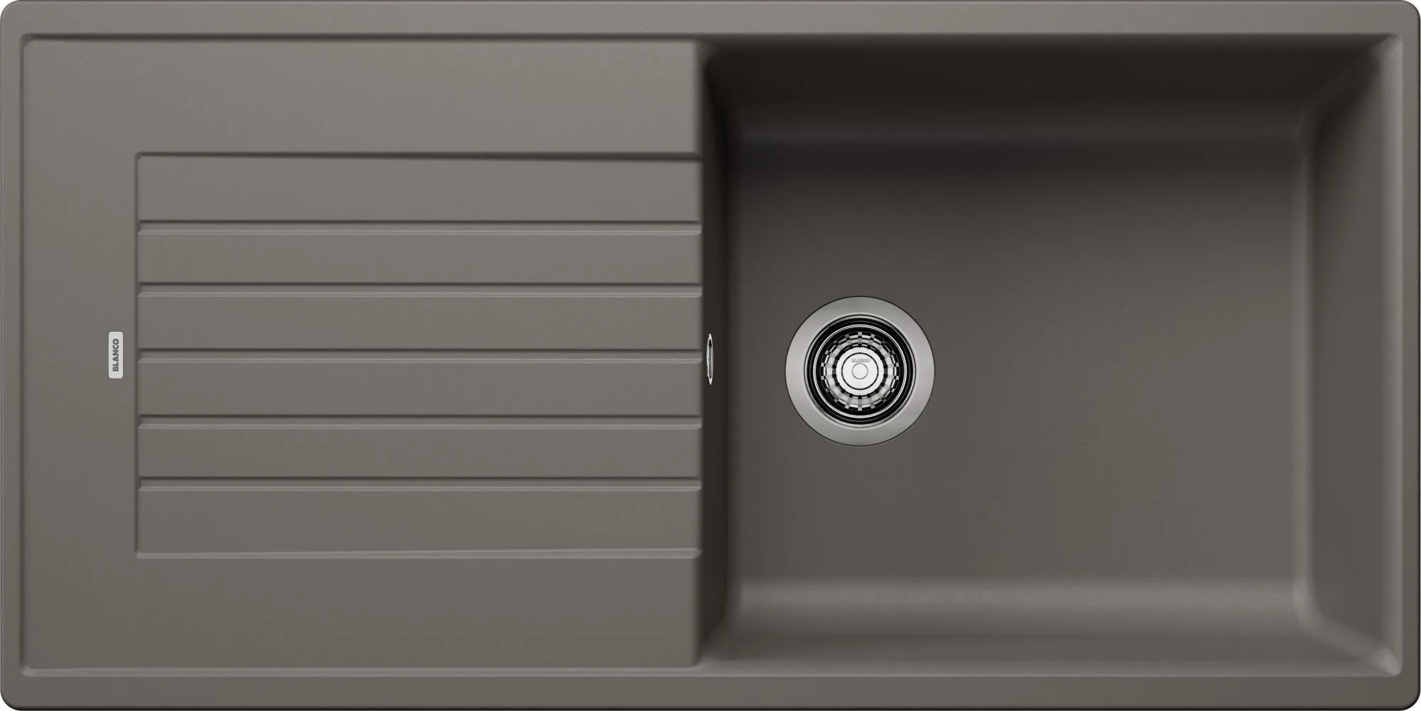 Zlewozmywak ZIA XL 6 S Silgranit wulkaniczny szary odwracalny