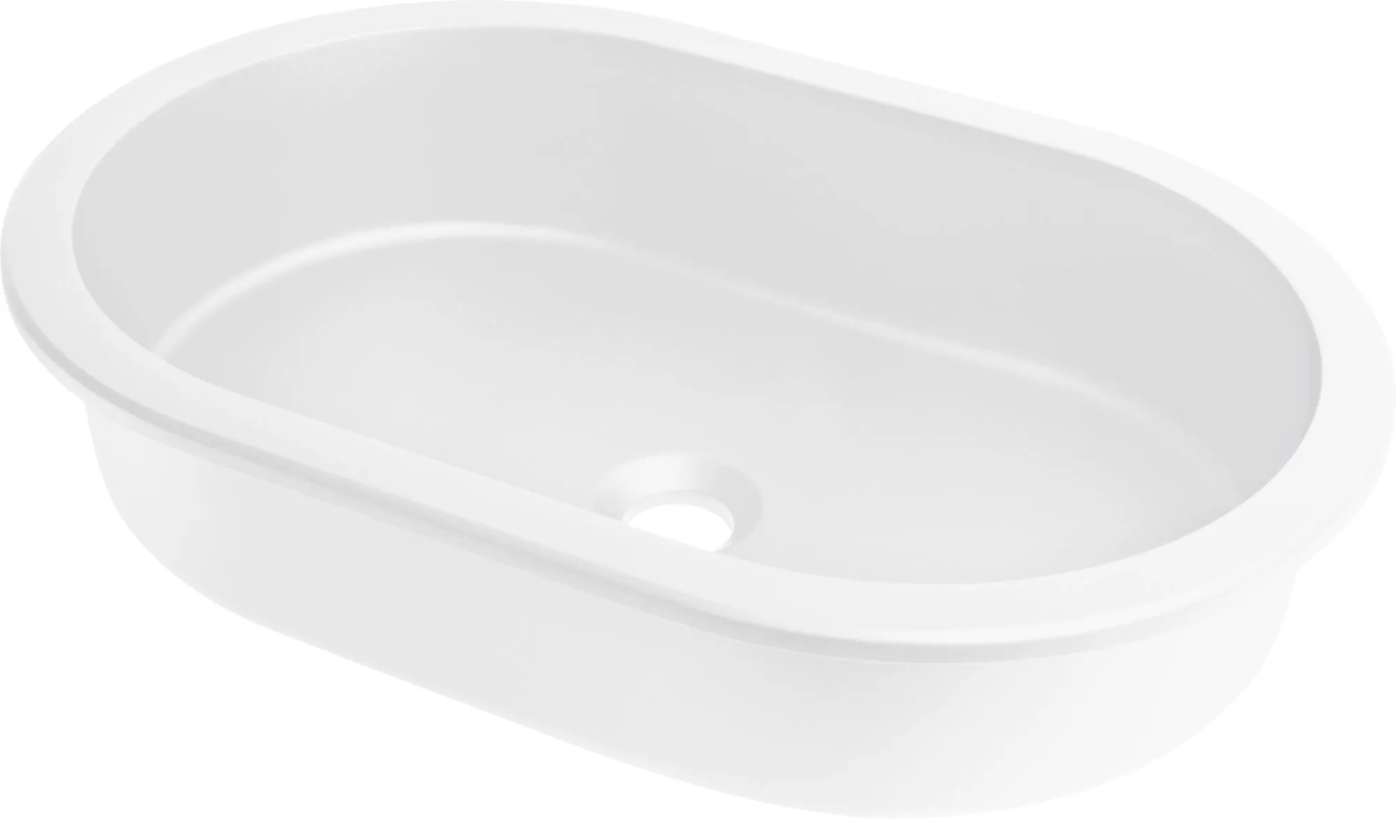 Deante Umywalka granitowa podblatowa/wpuszczana owalna