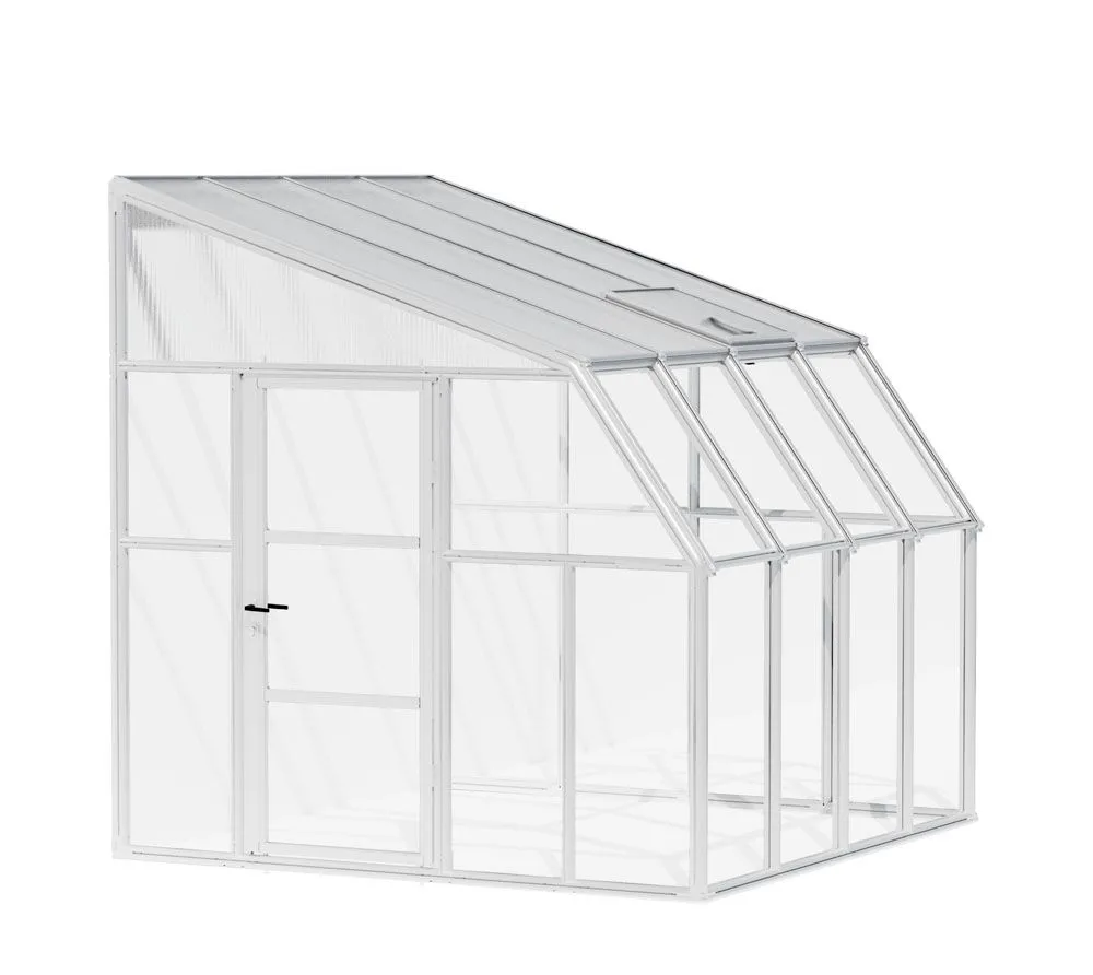 Rion Plastikowa przyścienna szklarnia Sun Room 44 Biały 260x258x266cm