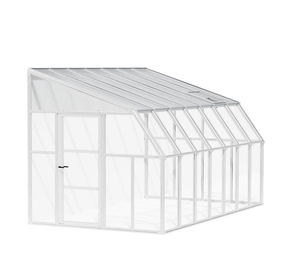 Rion Plastikowa przyścienna szklarnia Sun Room 47 Biały 446 x 258 x 266 cm