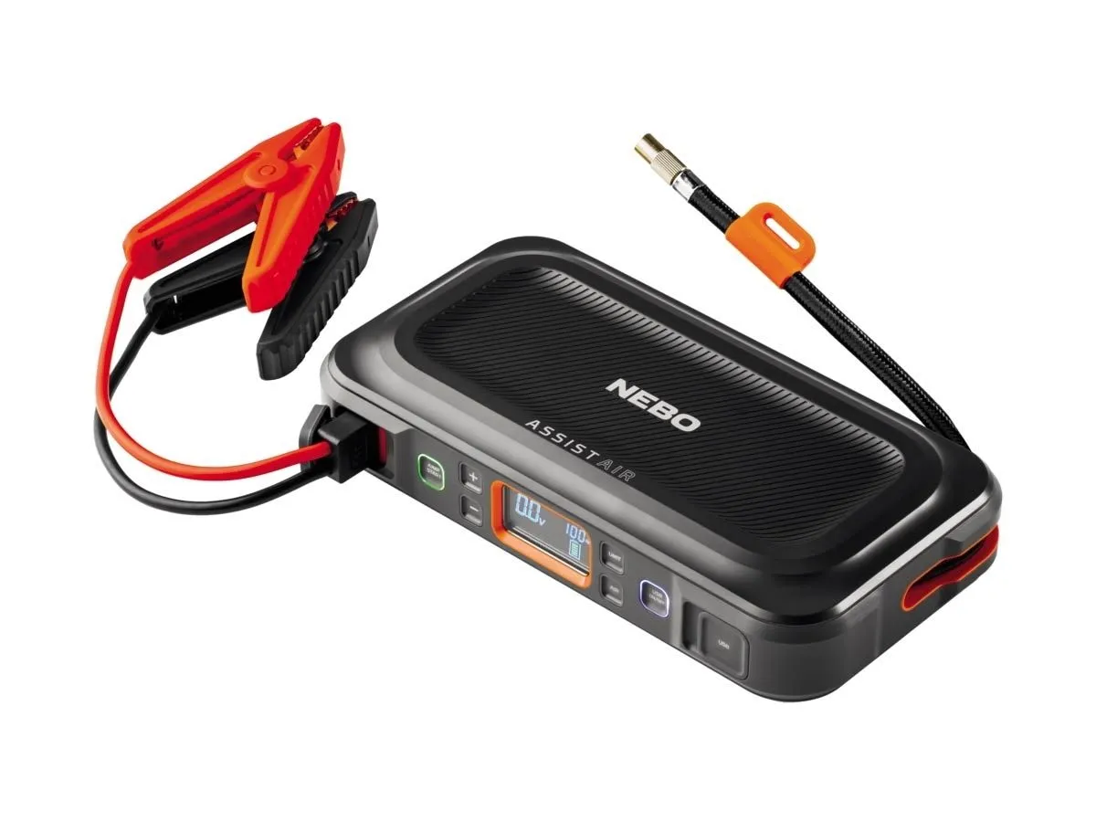 NEBO ASSIST AIR JUMP STARTER & AIR COMPRESSOR PBK -0004-G