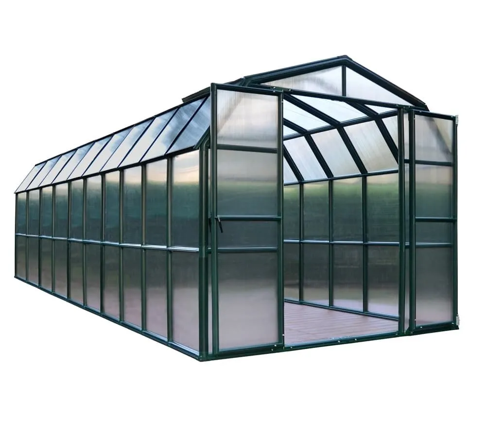 Rion Szklarnia plastikowa Grand Gardener 410 Zielony 639x267x238 cm łącznie z podstawą