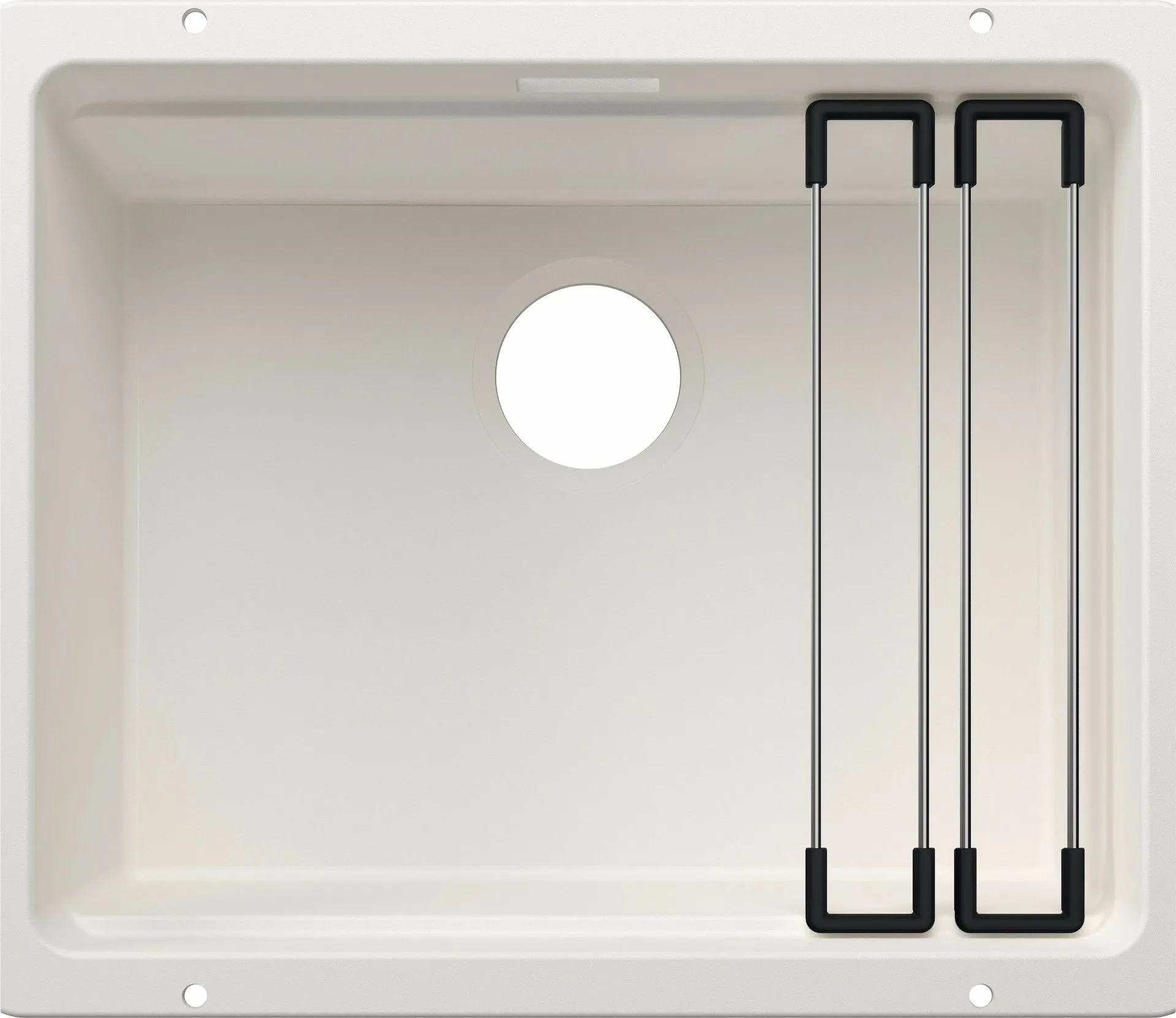 BLANCO ETAGON 500-U Silgranit biały, bez armatury, szyny