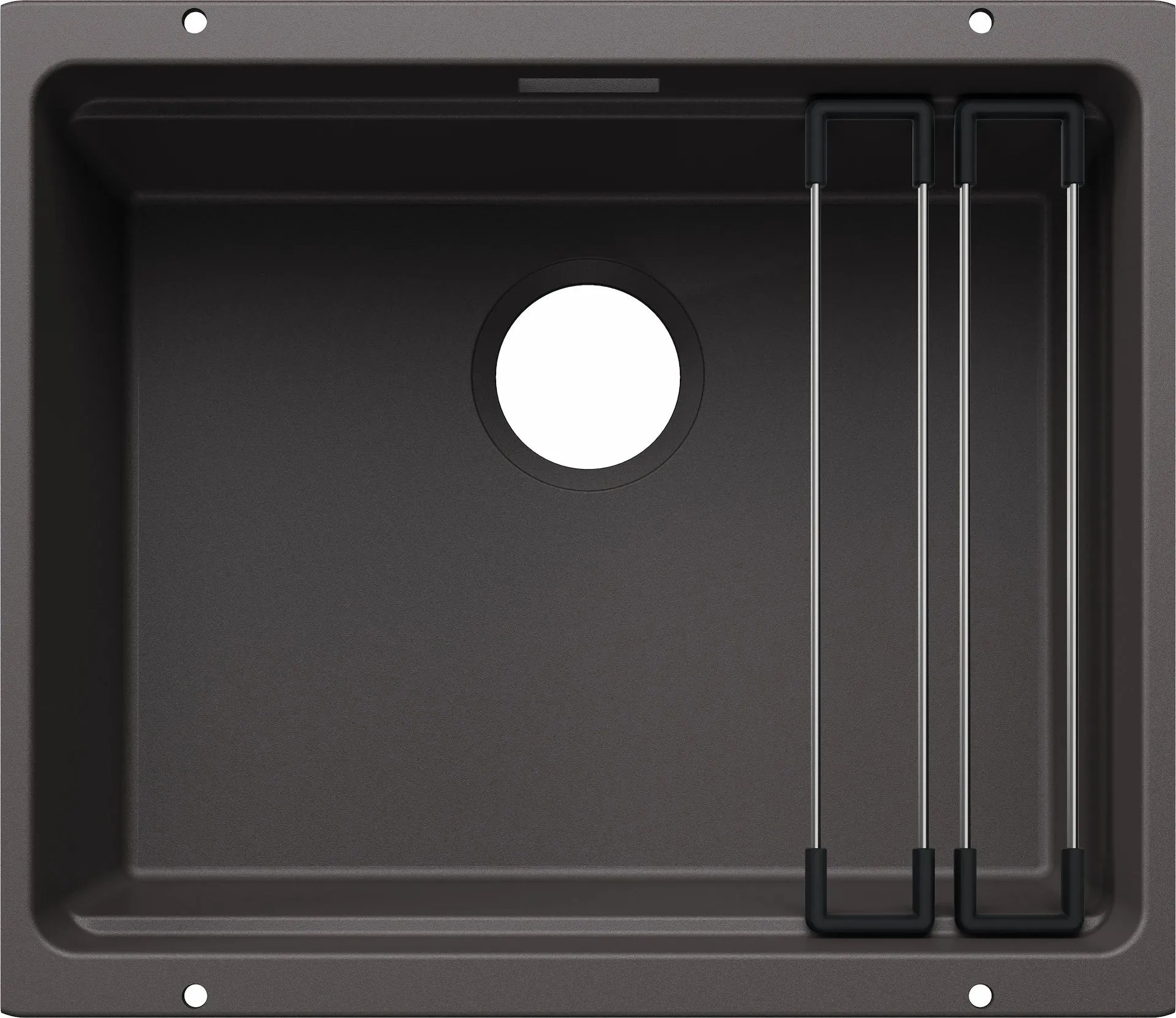 BLANCO ETAGON 500-U Silgranit szarość skały, bez armatury, szyny