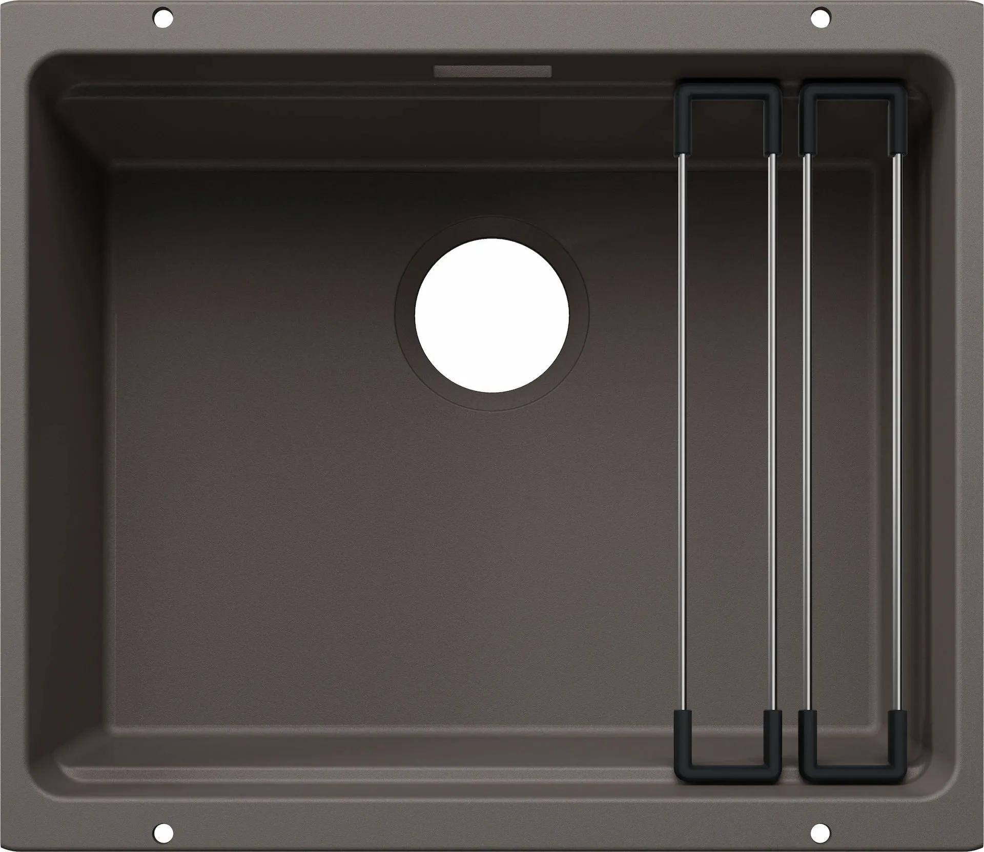 BLANCO ETAGON 500-U Silgranit wulkaniczny szary, bez armatury, szyny