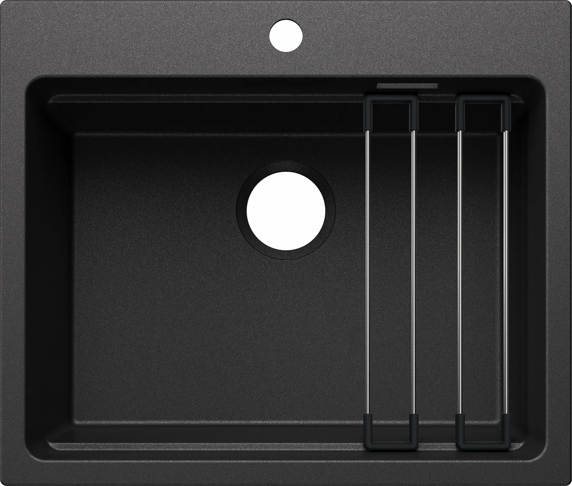 BLANCO ETAGON 6 Silgranit antracyt, bez armatury, szyny