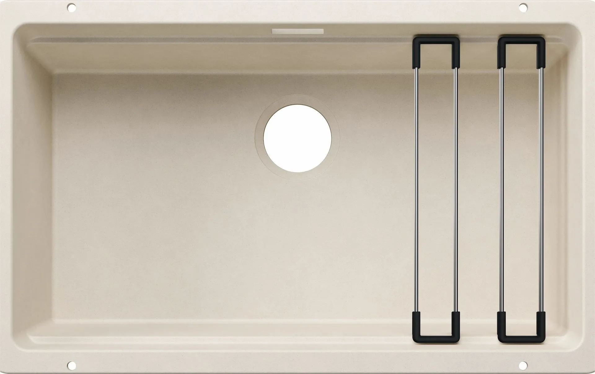 BLANCO ETAGON 700-U Silgranit delikatny biały, bez armatury, szyny