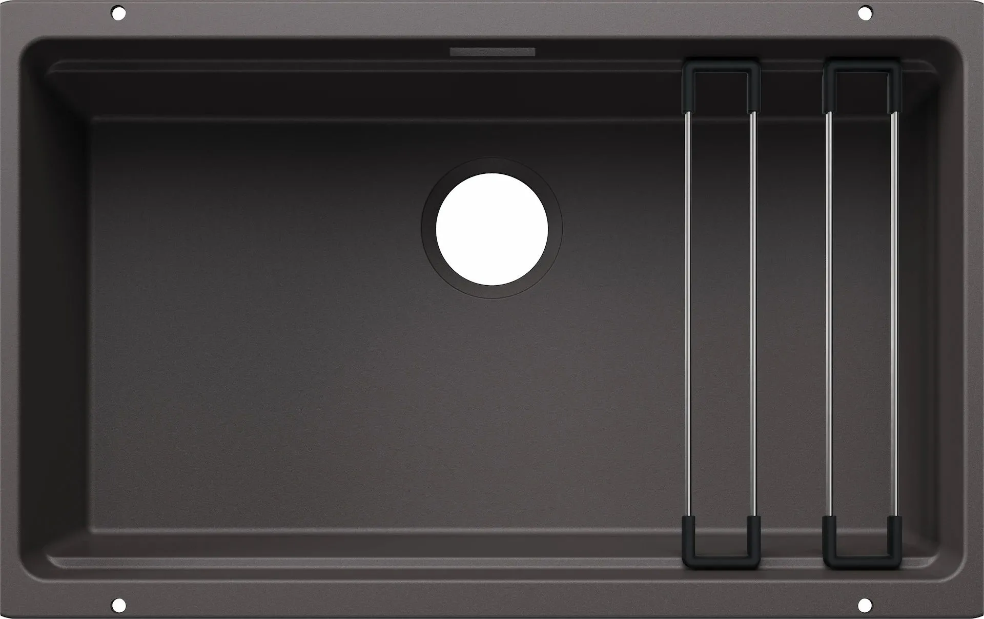 BLANCO ETAGON 700-U Silgranit szarość skały, bez armatury, szyny