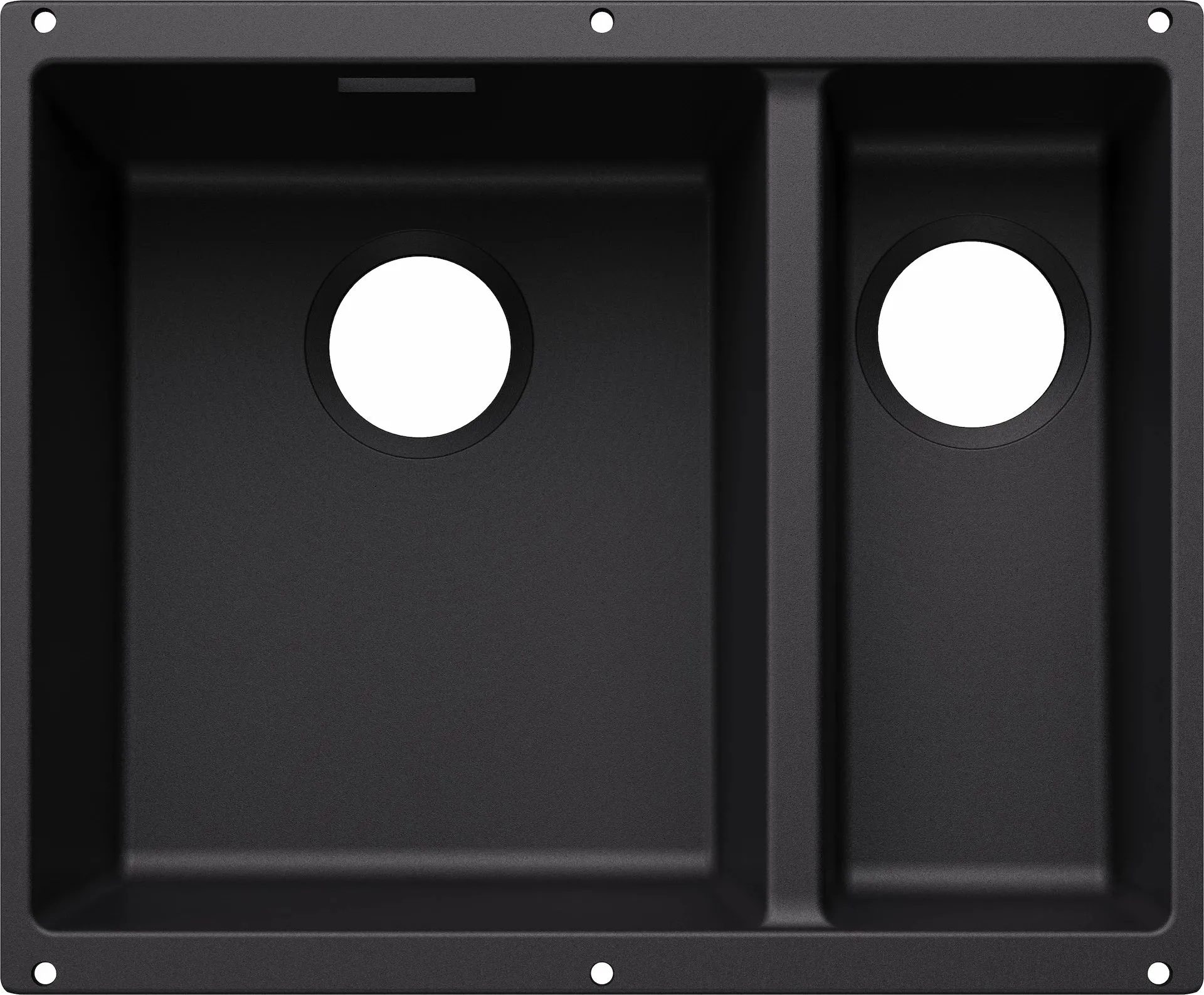 BLANCO SUBLINE 340/160-U Silgranit czarny lewa, bez armatury