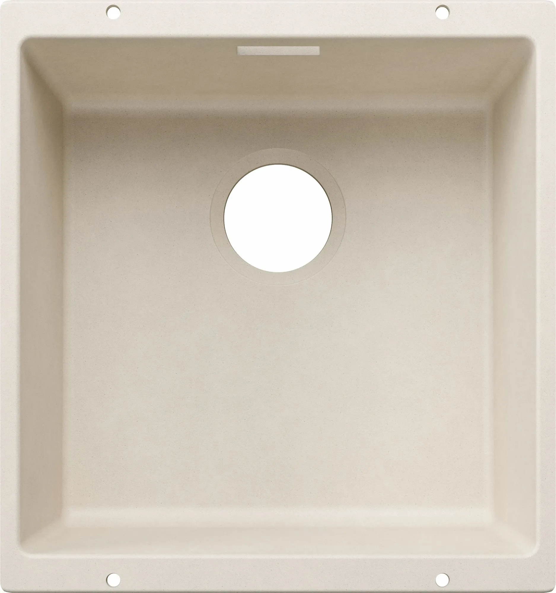 BLANCO SUBLINE 400-U Silgranit delikatny biały, bez armatury