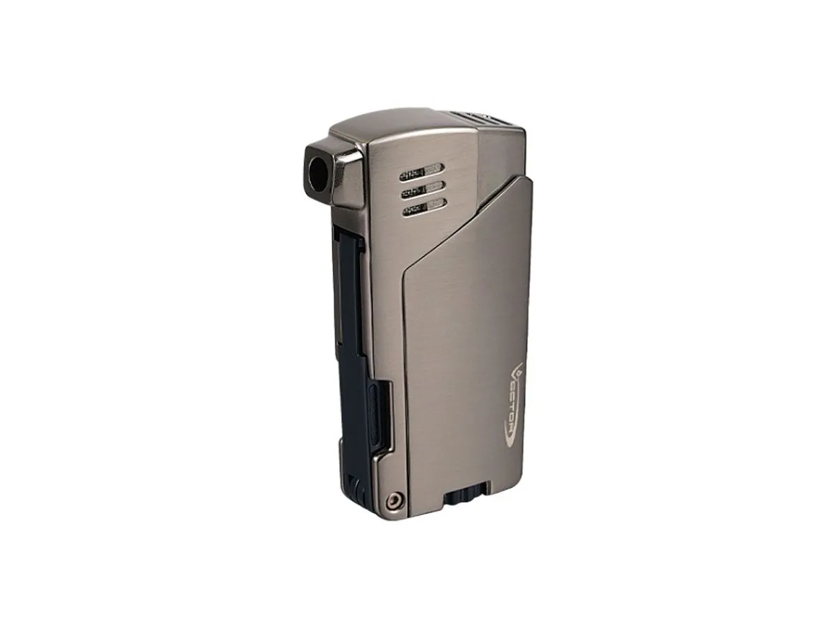 Vector ACCENDINO x PIPA GLADIUS ANGLED FLAME W/TOOLS 02 Gunmetal Satin